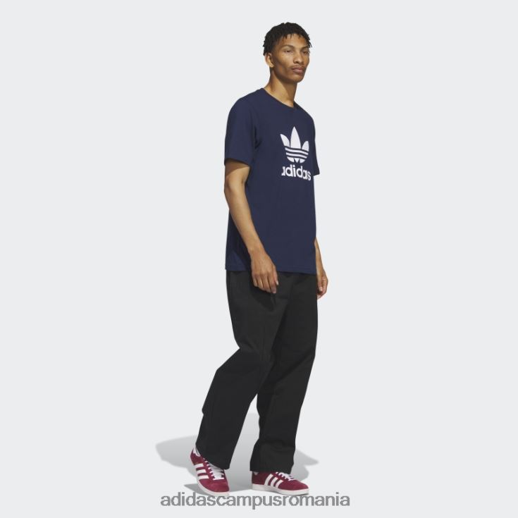 adidas campus romania adicolor classics trefoil tee night indigo bărbați indigo de noapte J266N26583