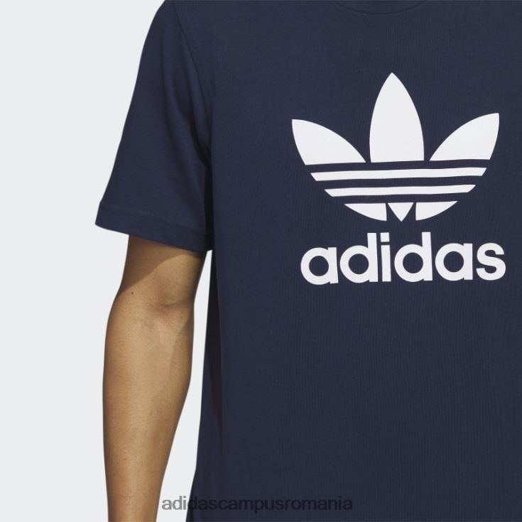 adidas campus romania adicolor classics trefoil tee night indigo bărbați indigo de noapte J266N26583
