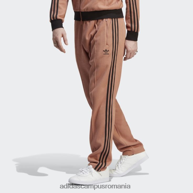 adidas campus romania adicolor classics waffle beckenbauer pantaloni de sport argila bărbați lut/negru J266N26079
