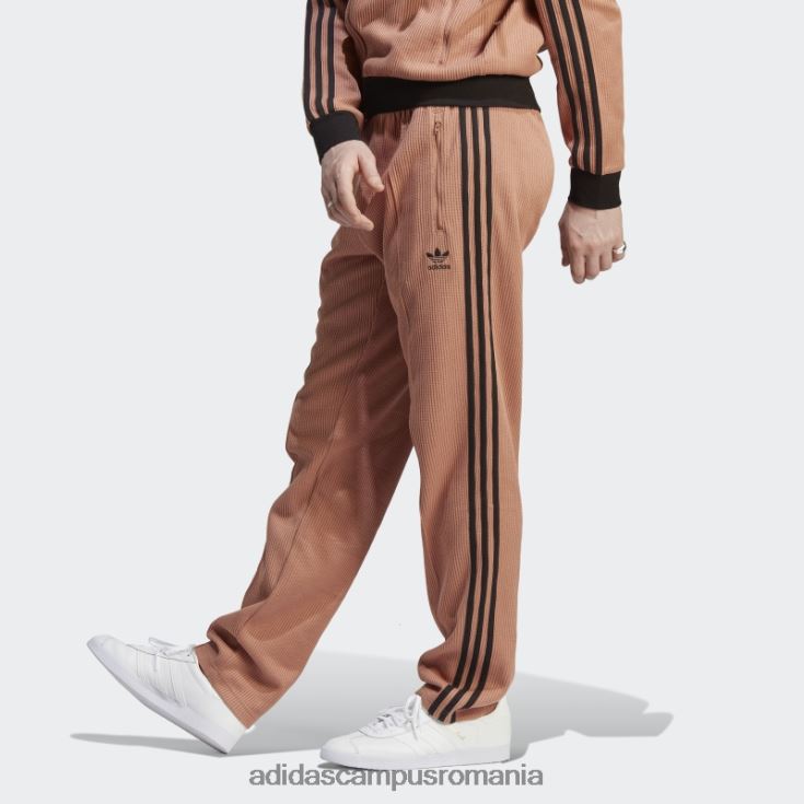 adidas campus romania adicolor classics waffle beckenbauer pantaloni de sport argila bărbați lut/negru J266N26079