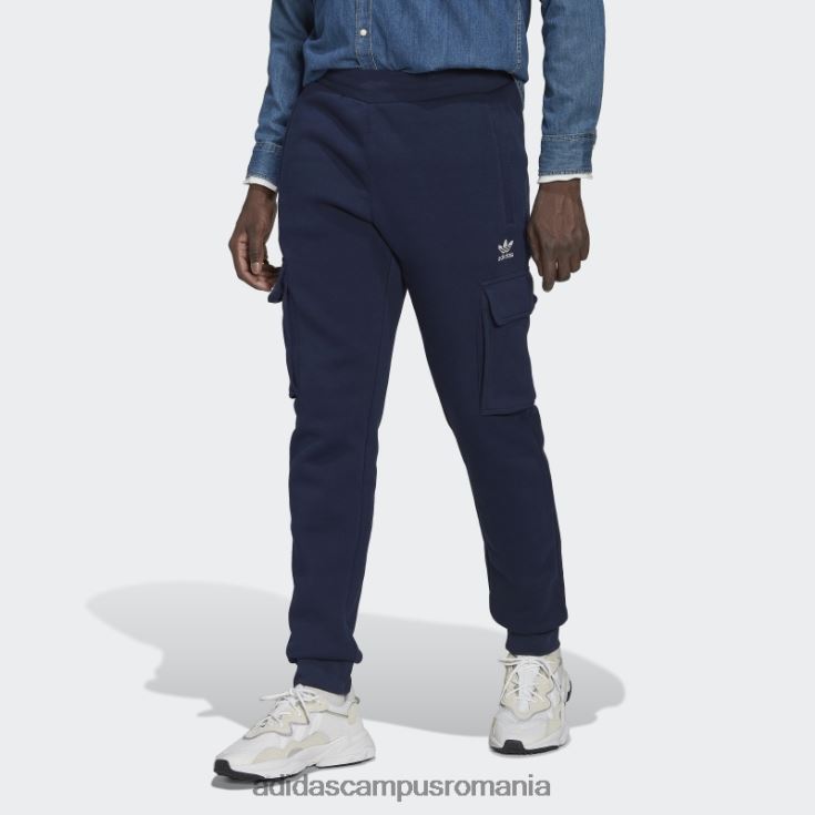 adidas campus romania adicolor essentials trefoil cargo pants night indigo bărbați indigo de noapte J266N26667