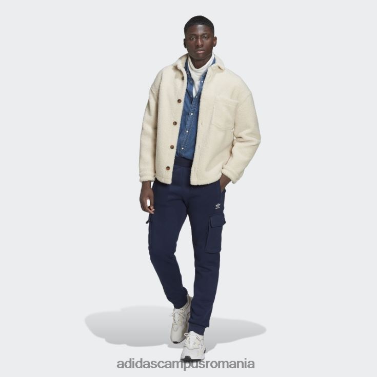 adidas campus romania adicolor essentials trefoil cargo pants night indigo bărbați indigo de noapte J266N26667