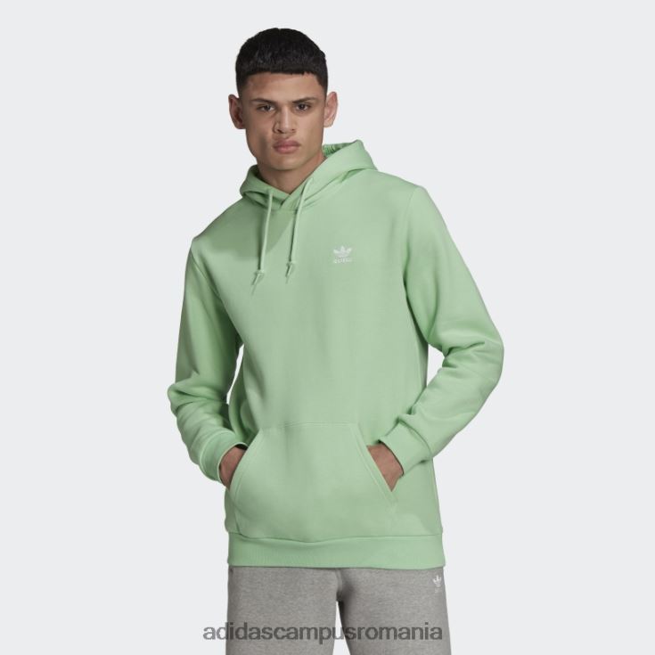 adidas campus romania adicolor essentials trefoil hoodie glory mint bărbați mentă de glorie J266N27004