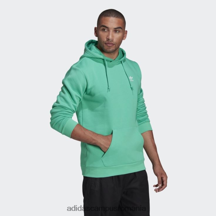 adidas campus romania adicolor essentials trefoil hoodie hi-res green adidas bărbați verde de mare rezoluție J266N26996