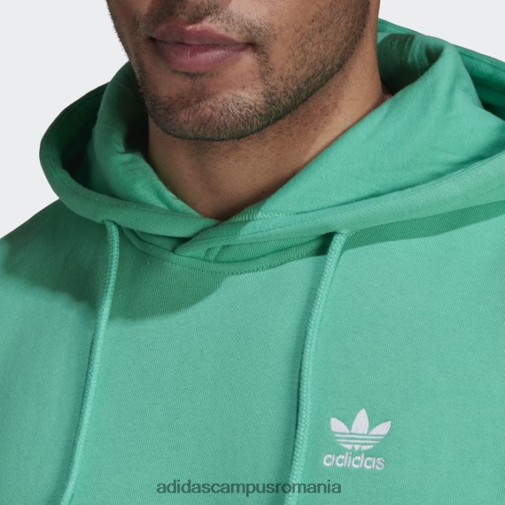 adidas campus romania adicolor essentials trefoil hoodie hi-res green adidas bărbați verde de mare rezoluție J266N26996