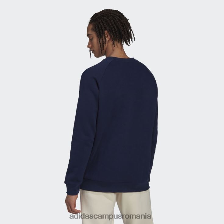 adidas campus romania adicolor essentials trifoil hanorac crewneck night indigo adidas bărbați indigo de noapte J266N26774