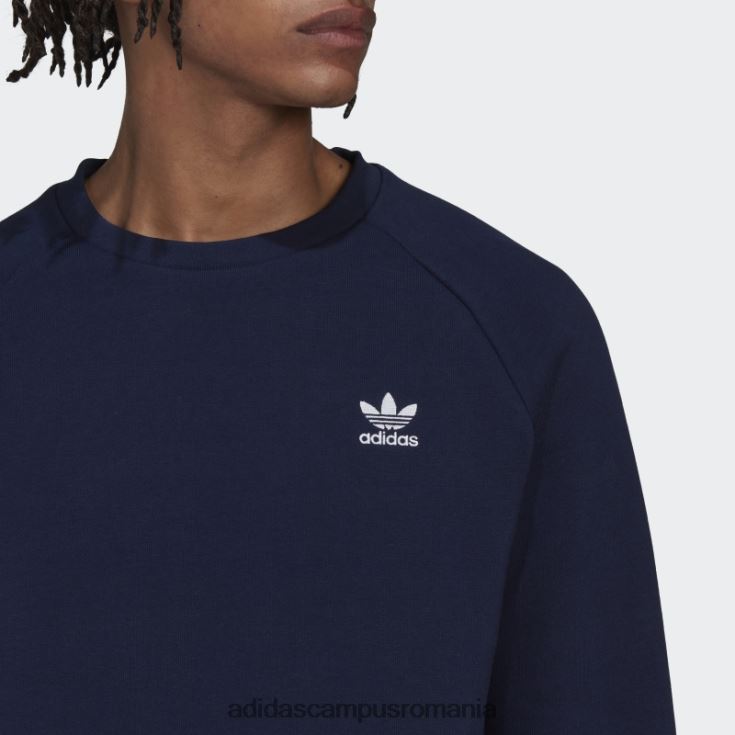 adidas campus romania adicolor essentials trifoil hanorac crewneck night indigo adidas bărbați indigo de noapte J266N26774