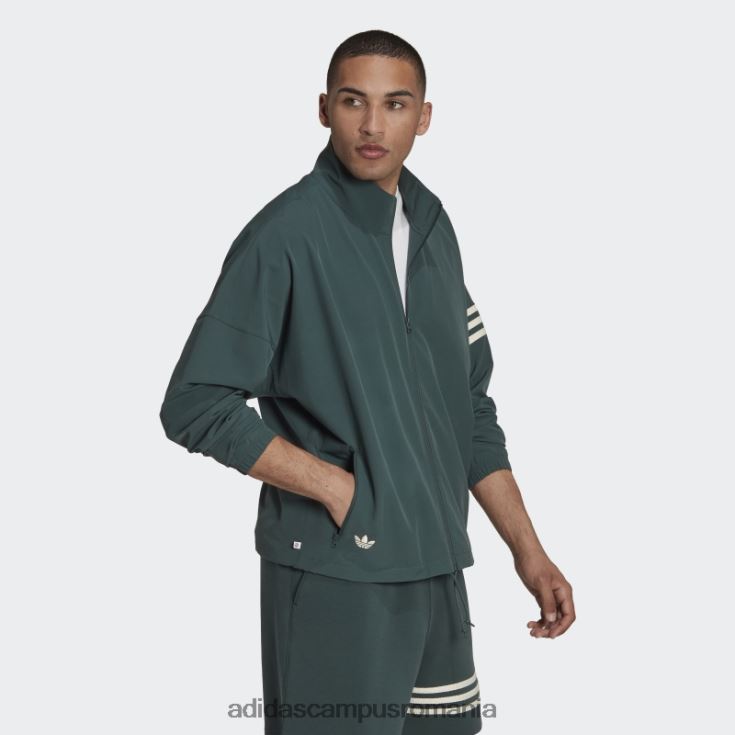 adidas campus romania adicolor neuclassics track top verde mineral bărbați verde mineral J266N214588