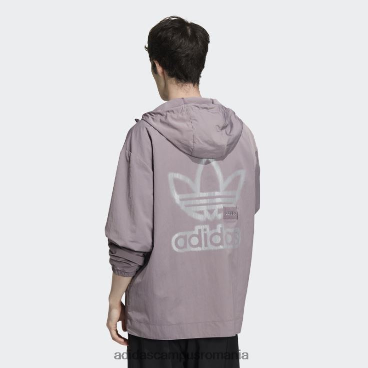 adidas campus romania adicolor windbreaker violet adidas bărbați mov/onix deschis J266N21254
