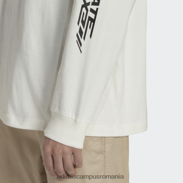 adidas campus romania adventure ride top cu maneci lungi fashion alb bărbați alb J266N214822