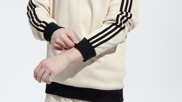 adidas campus romania alb adicolor clasics waffle crew bărbați alb J266N26059