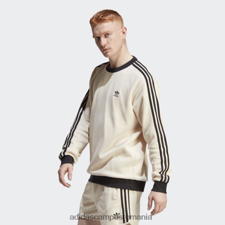 adidas campus romania alb adicolor clasics waffle crew bărbați alb J266N26059