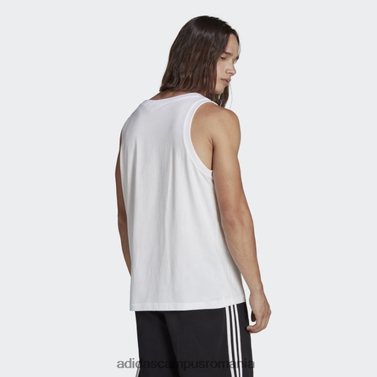 adidas campus romania alb adicolor classics trifoil tank top adidas bărbați alb J266N25445