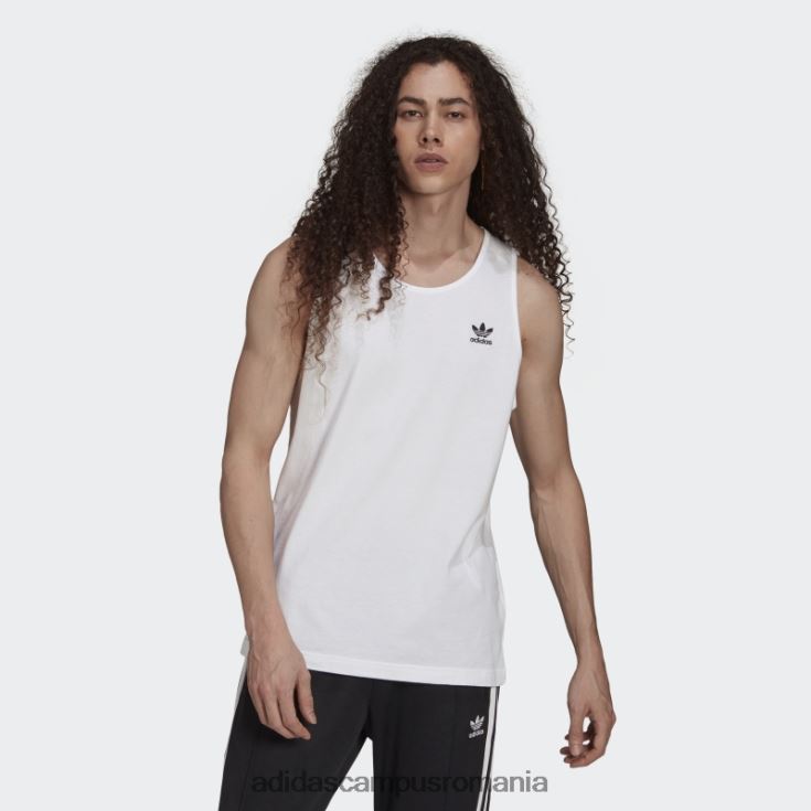 adidas campus romania alb adicolor essentials trifoil tank top adidas bărbați alb J266N26861