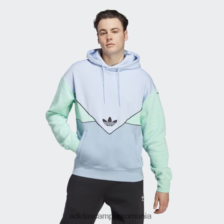 adidas campus romania albastru albastru adicolor sezonier arhiva hanorac bărbați albastru zori/cer ambiental/verde J266N25987