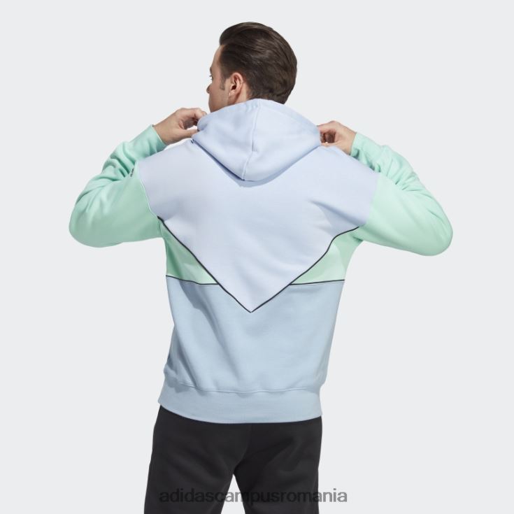 adidas campus romania albastru albastru adicolor sezonier arhiva hanorac bărbați albastru zori/cer ambiental/verde J266N25987