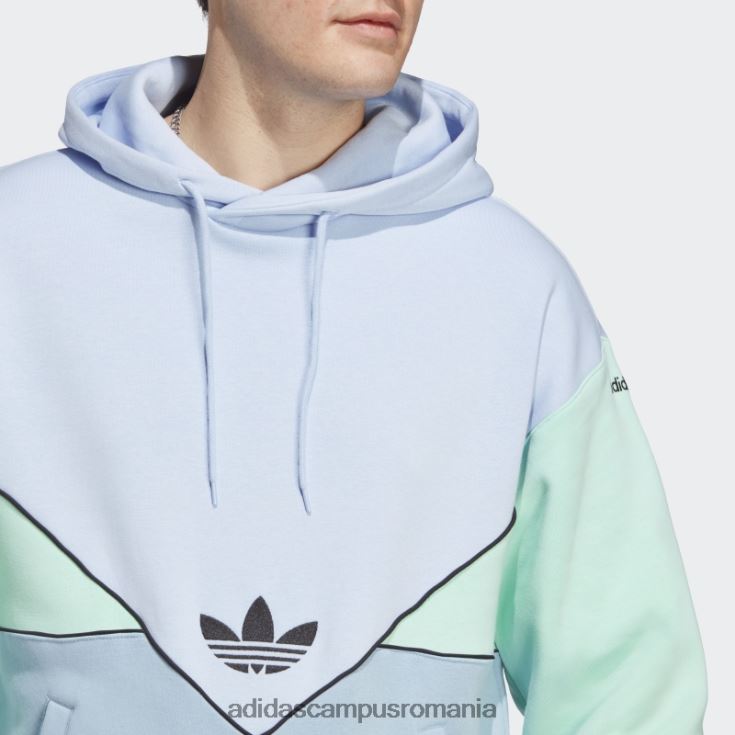 adidas campus romania albastru albastru adicolor sezonier arhiva hanorac bărbați albastru zori/cer ambiental/verde J266N25987