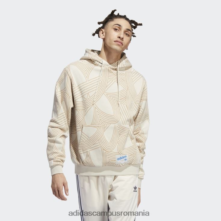 adidas campus romania aluminiu original athletic club allover print hanora adidas bărbați aluminiu/papură albastră J266N214871