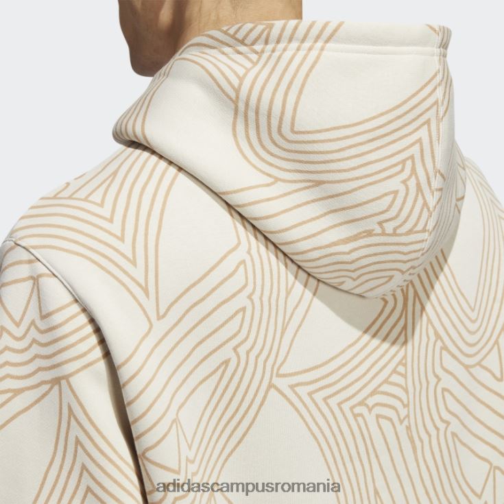 adidas campus romania aluminiu original athletic club allover print hanora adidas bărbați aluminiu/papură albastră J266N214871