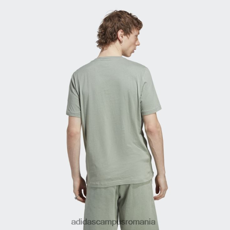 adidas campus romania argintiu verde essentials+ realizat cu tricou adidas din cânepă bărbați verde argintiu J266N214517