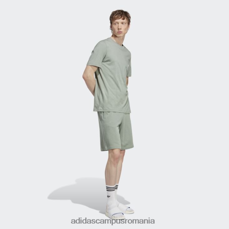 adidas campus romania argintiu verde essentials+ realizat cu tricou adidas din cânepă bărbați verde argintiu J266N214517