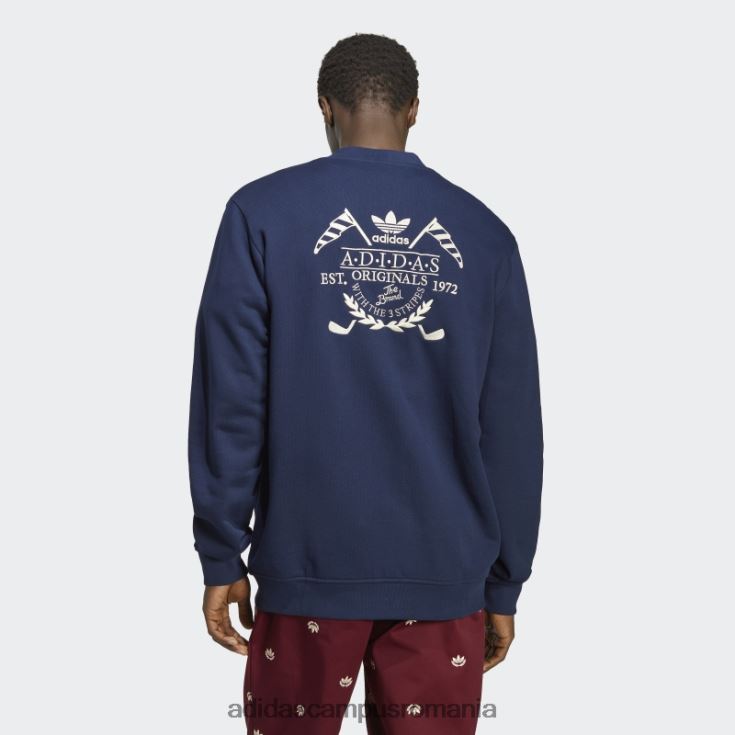 adidas campus romania arhivă grafică de modă cardigan noapte indigo bărbați indigo de noapte J266N25443