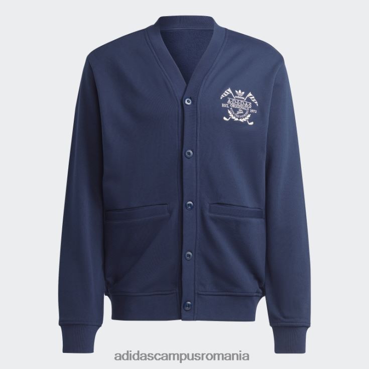 adidas campus romania arhivă grafică de modă cardigan noapte indigo bărbați indigo de noapte J266N25443