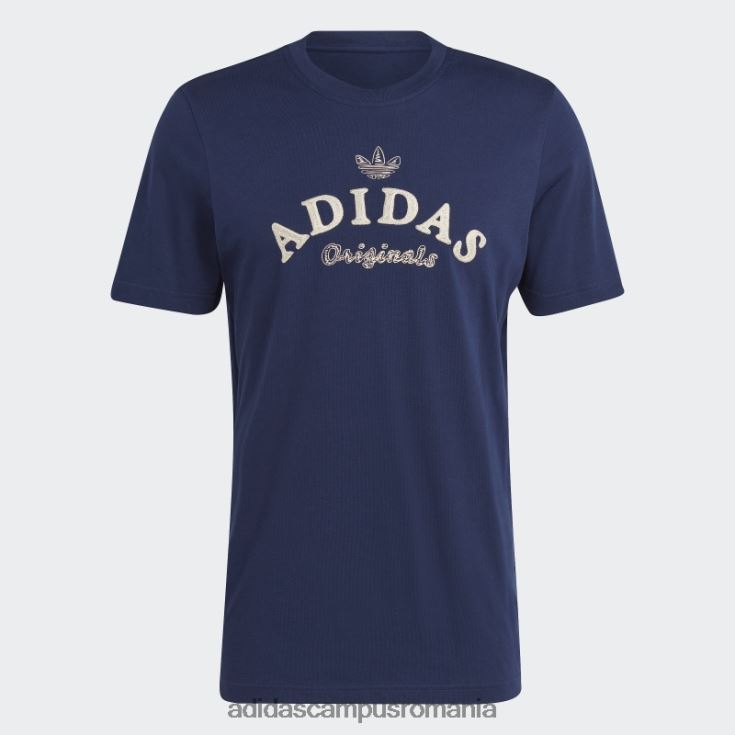 adidas campus romania arhivă grafică tricou noapte indigo bărbați indigo de noapte J266N215211