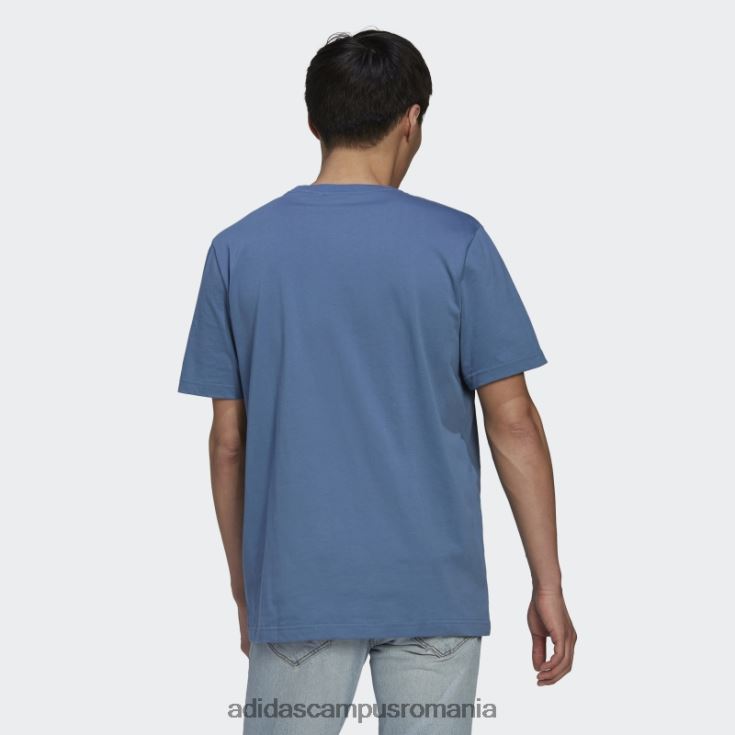 adidas campus romania aventură munte front tricou moda alterat albastru bărbați albastru alterat J266N214575