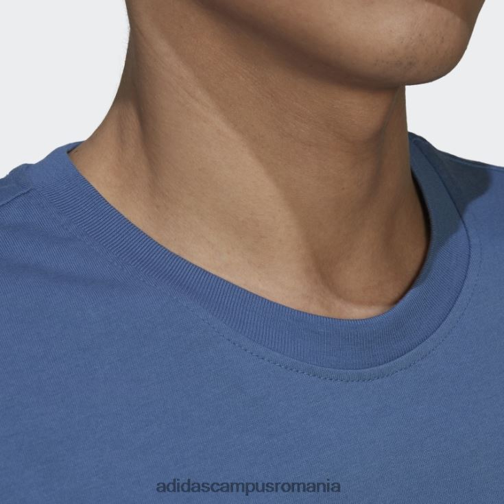 adidas campus romania aventură munte front tricou moda alterat albastru bărbați albastru alterat J266N214575