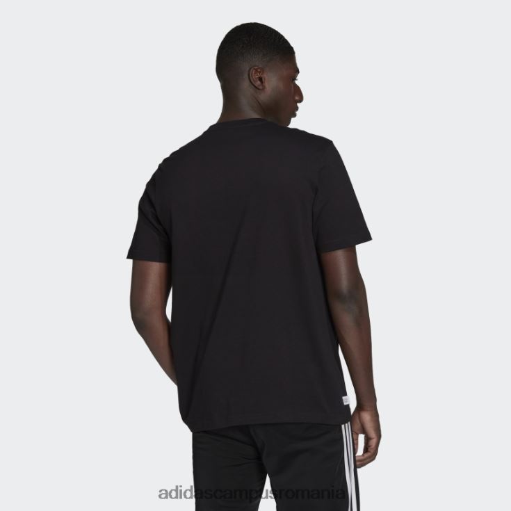 adidas campus romania aventura făcut pentru a fi refăcut tee black fashion bărbați negru J266N21525