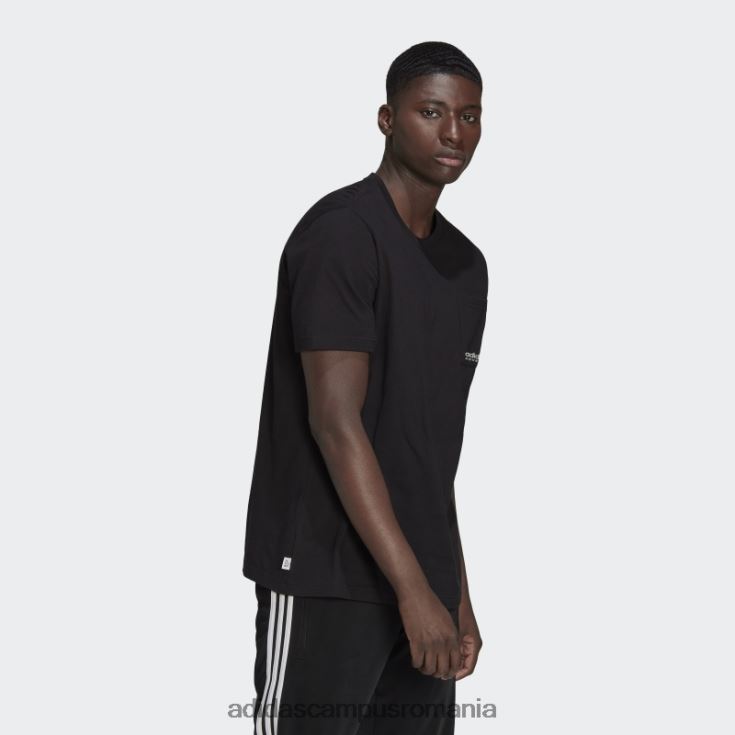 adidas campus romania aventura făcut pentru a fi refăcut tee black fashion bărbați negru J266N21525