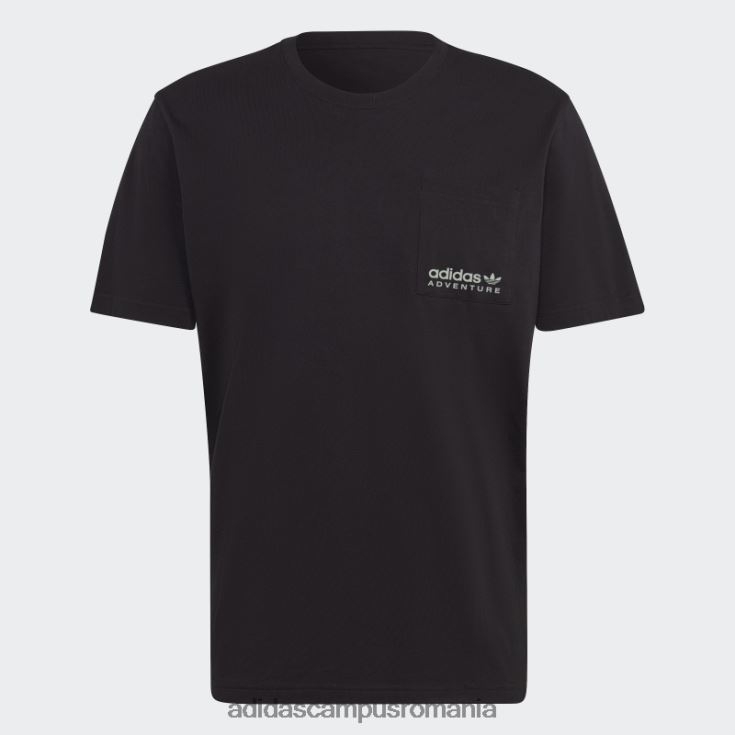 adidas campus romania aventura făcut pentru a fi refăcut tee black fashion bărbați negru J266N21525