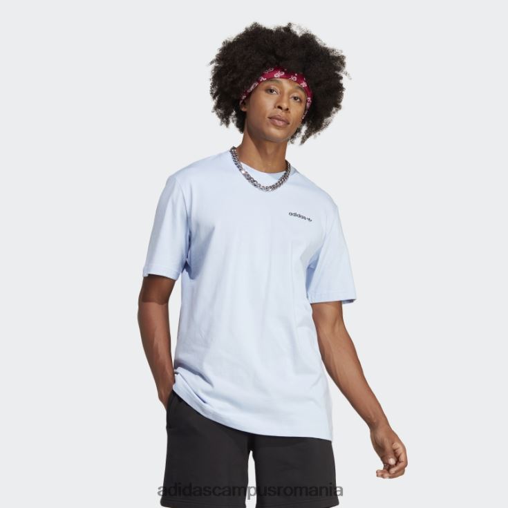 adidas campus romania aventura munte spate tricou albastru zori moda bărbați zori albastre J266N2859