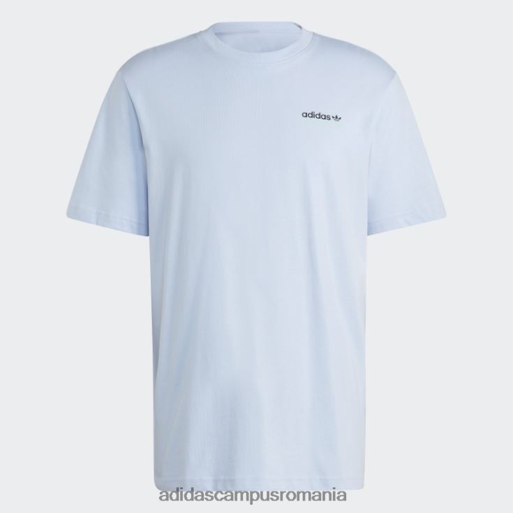 adidas campus romania aventura munte spate tricou albastru zori moda bărbați zori albastre J266N2859