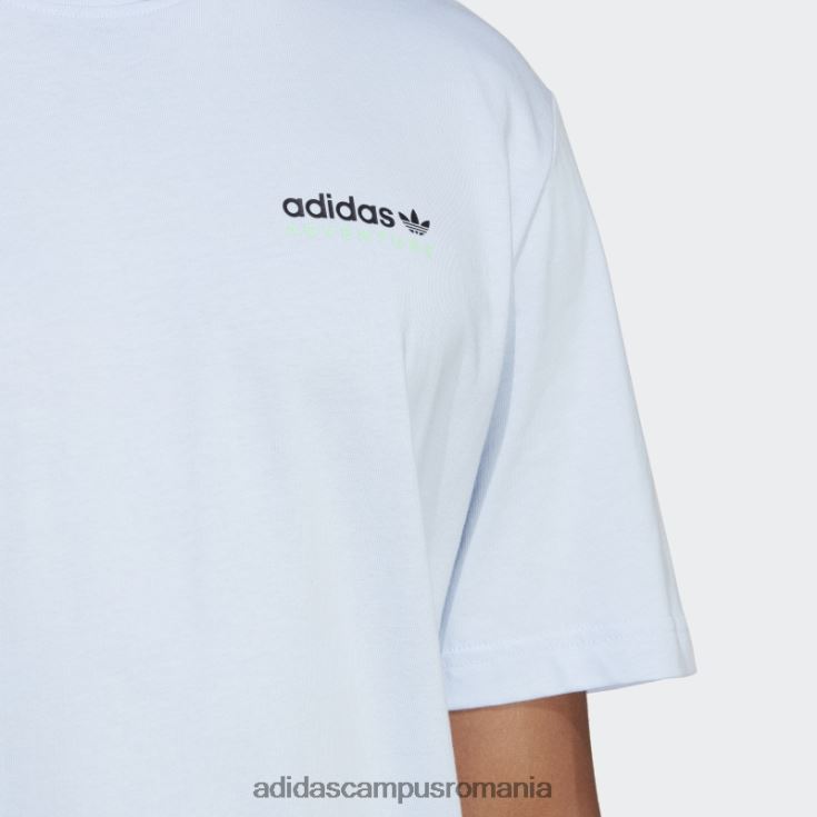 adidas campus romania aventura munte spate tricou albastru zori moda bărbați zori albastre J266N2859