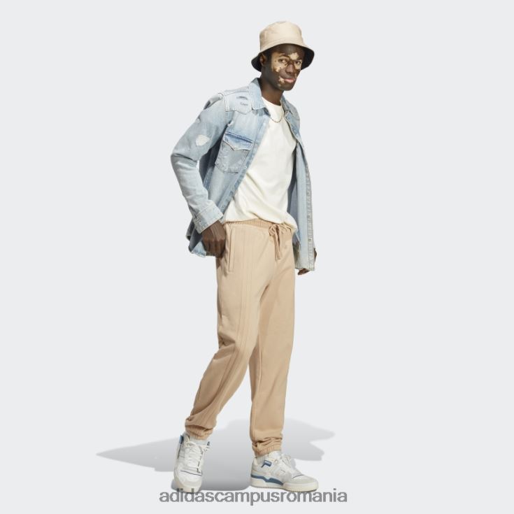 adidas campus romania bej rifta city boy pantaloni de trening esentiali fierbinti bărbați bej J266N2919