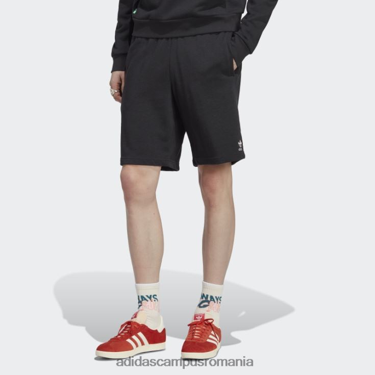 adidas campus romania black essentials+ realizat cu pantaloni scurți adidas din cânepă bărbați negru J266N214487