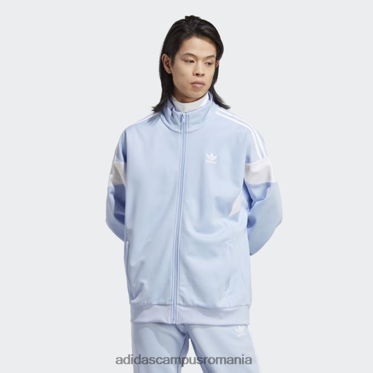 adidas campus romania blue Dawn adicolor classics cut line jachetă de sport bărbați zori albastre J266N26689