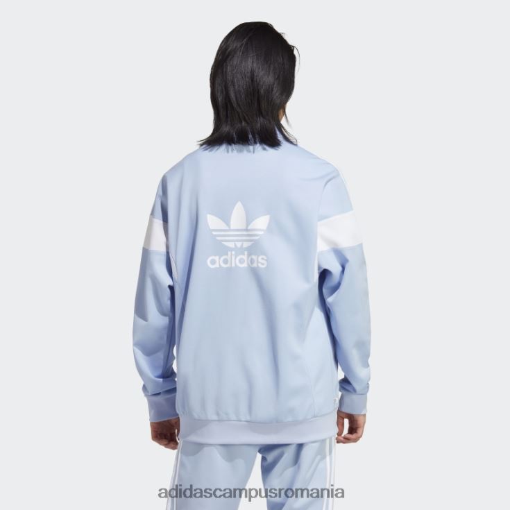 adidas campus romania blue Dawn adicolor classics cut line jachetă de sport bărbați zori albastre J266N26689
