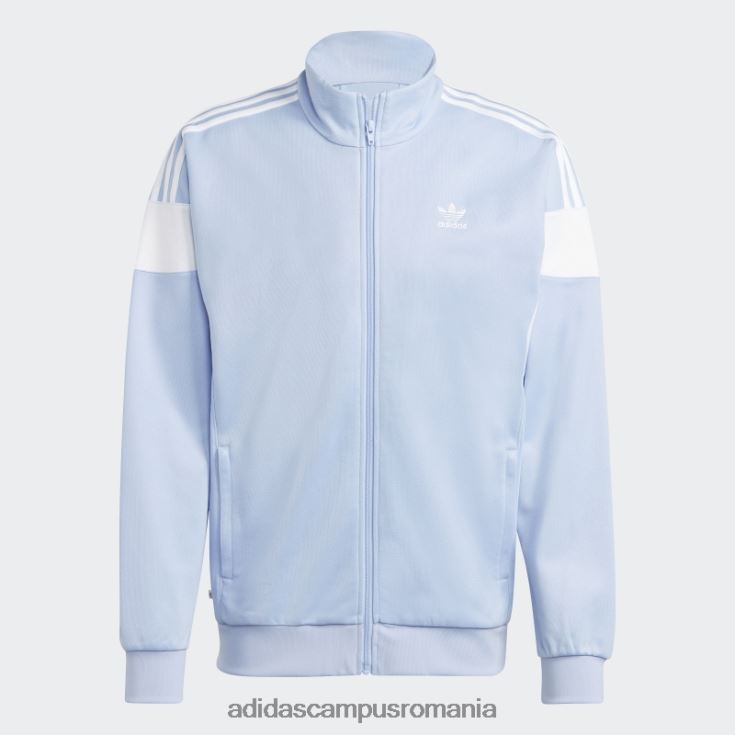 adidas campus romania blue Dawn adicolor classics cut line jachetă de sport bărbați zori albastre J266N26689