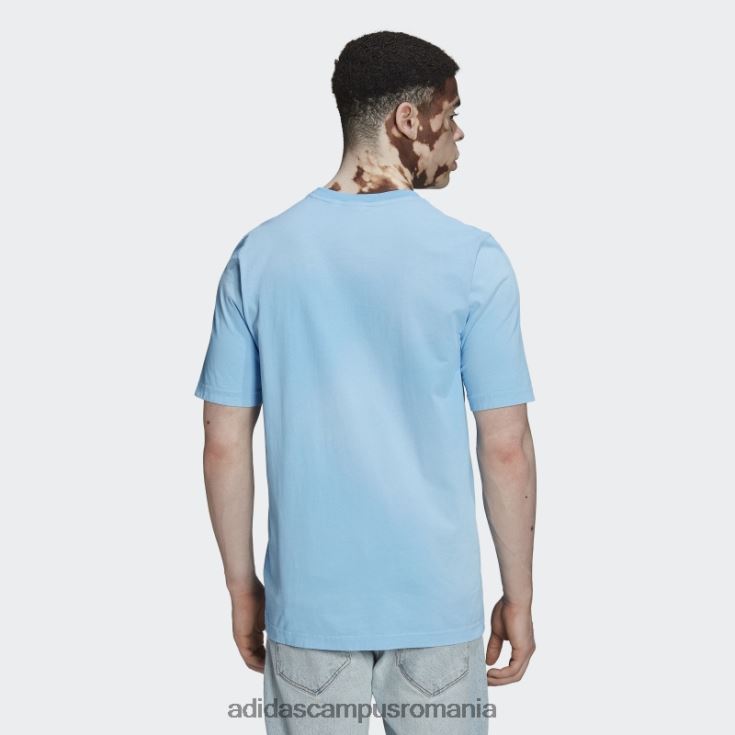 adidas campus romania blue essentials+ tricou colorat bărbați albastru alb J266N214770