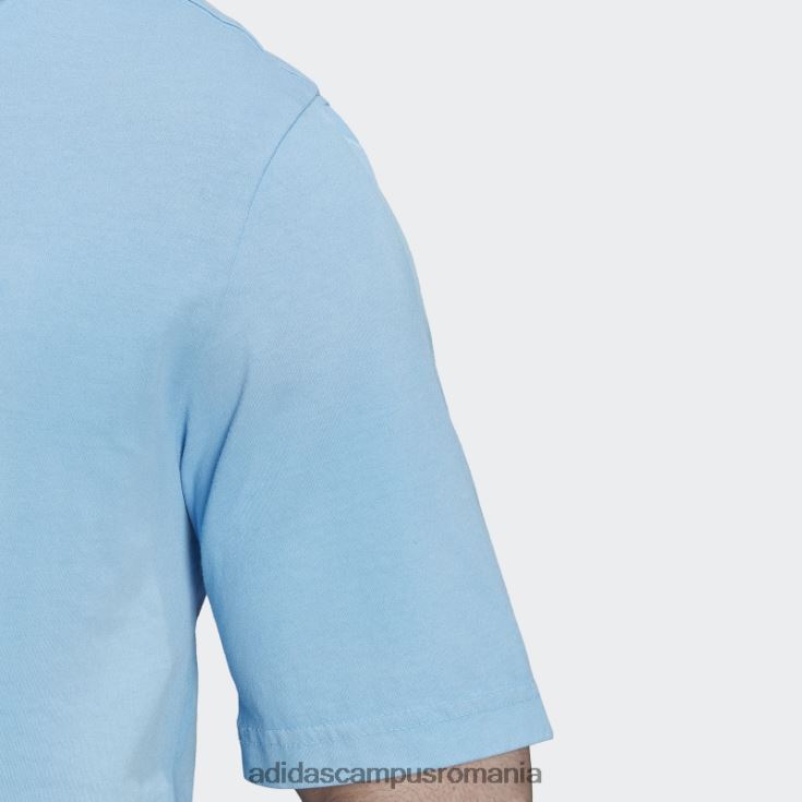 adidas campus romania blue essentials+ tricou colorat bărbați albastru alb J266N214770
