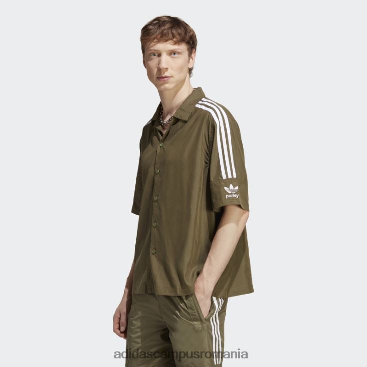 adidas campus romania cămașă adicolor parley olive adidas bărbați măsline J266N214541