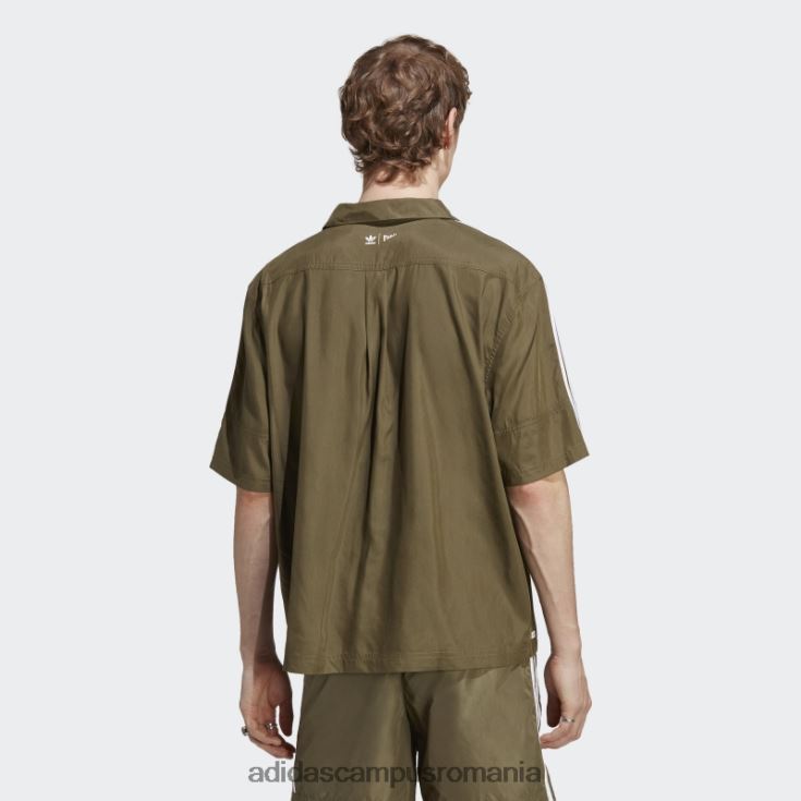 adidas campus romania cămașă adicolor parley olive adidas bărbați măsline J266N214541