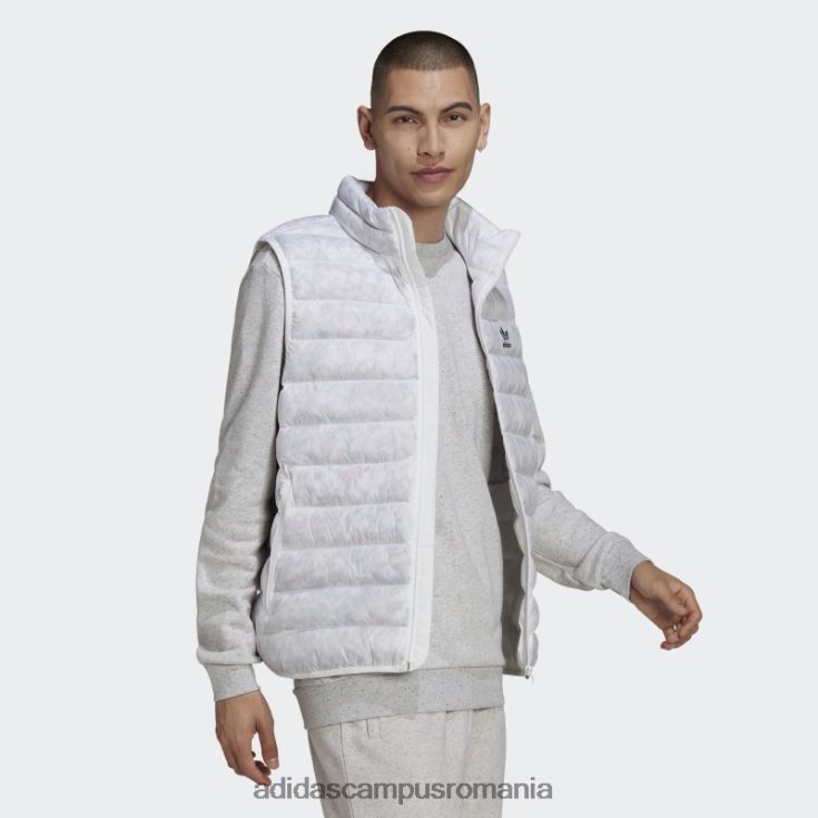 adidas campus romania esențiale albe+ realizate cu vestă natură bărbați alb J266N214711