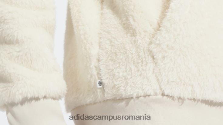 adidas campus romania essentials+ hanorac pufos din fleece alb adidas bărbați alb J266N25508