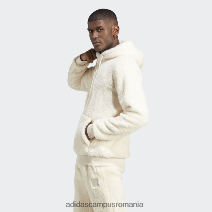adidas campus romania essentials+ hanorac pufos din fleece alb adidas bărbați alb J266N25508