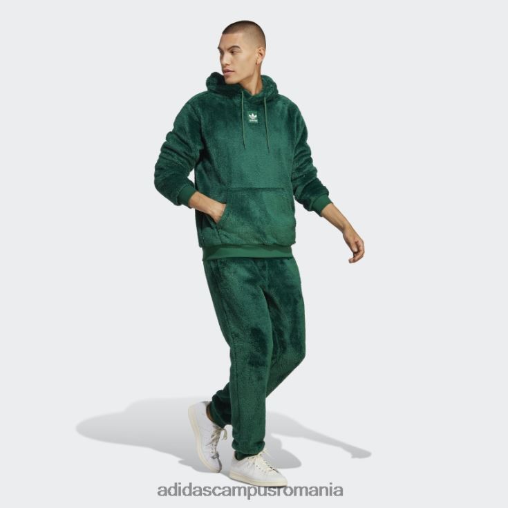 adidas campus romania essentials+ hanorac pufos din lână verde închis bărbați verde inchis J266N25336
