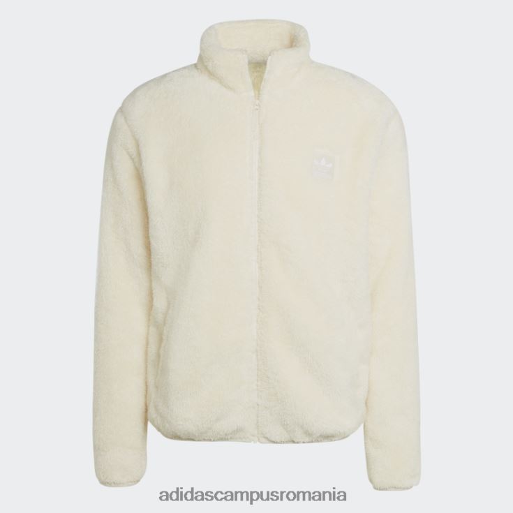 adidas campus romania essentials+ jachetă de sport pufoasă, albă bărbați alb J266N25192
